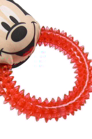 Kauwspeeltje Mickey Disney - 10 x 18,5 cm - Rood