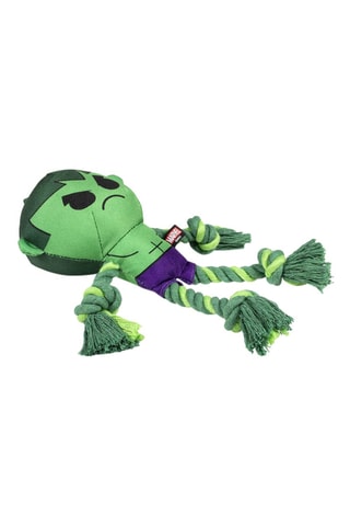 Kauwspeeltje met Koord Hulk Avengers Marvel - Groen