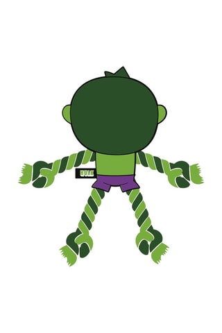 Kauwspeeltje met Koord Hulk Avengers Marvel - Groen