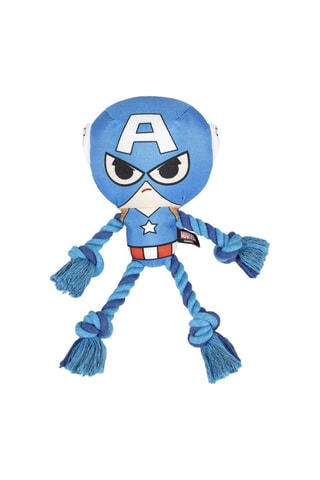 Kauwspeeltje met Koord Captain America Avengers Marvel - Blauw