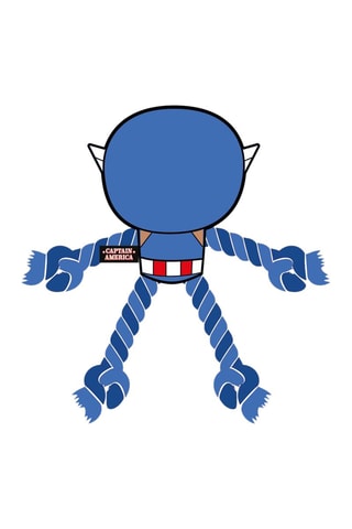 Kauwspeeltje met Koord Captain America Avengers Marvel - Blauw