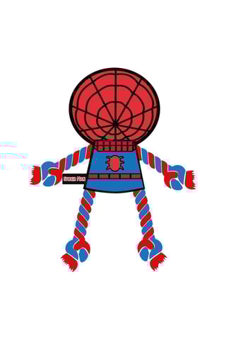 Kauwspeeltje met Koord Spider-Man Avengers Marvel - Rood