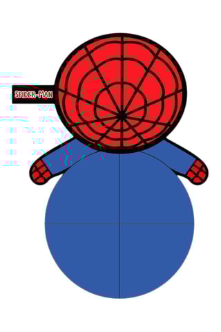 Hondenknuffels met Geluid Spider-Man Avengers Marvel - Rood en Marineblauw