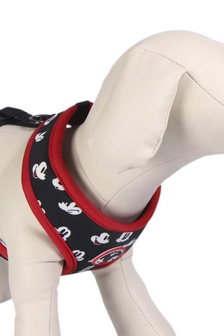 Omkeerbaar Hondenharnas Mickey Disney - Zwart