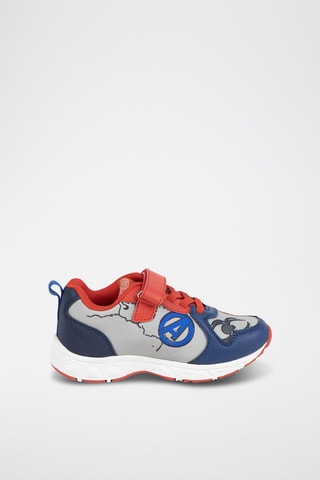 Baskets Avengers Marvel - Gris clair et bleu marine