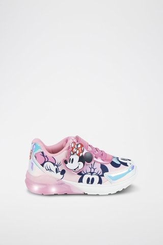 Baskets Minnie Disney - Rose et blanc