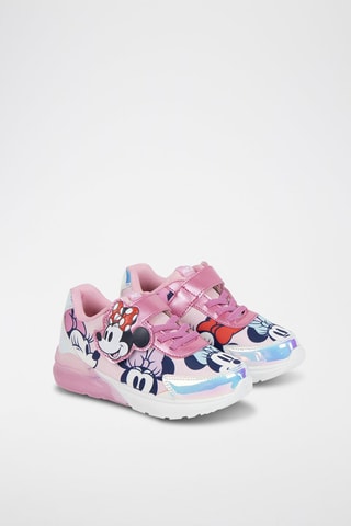 Baskets Minnie Disney - Rose et blanc