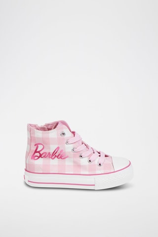 Baskets montantes Barbie - Rose clair