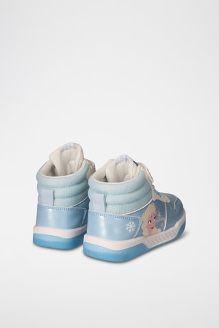 Baskets montantes Elsa La Reine des Neiges Disney - Ciel