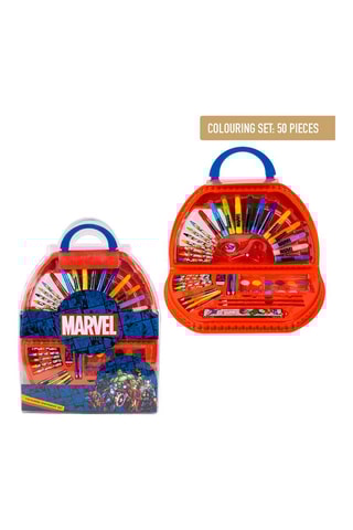 Kleurset Avengers Marvel 50-delig - Rood
