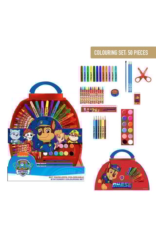 Kleurset Paw Patrol 50-delig - Blauw
