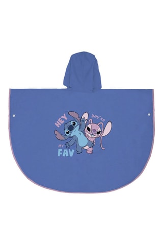 Regenjas met Capuchon Stitch Disney Koningsblauw