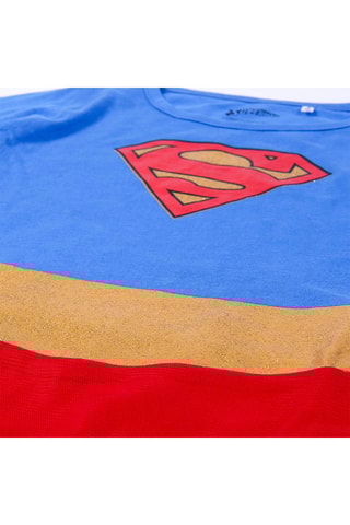 Robe Superman La Ligue des Justiciers DC Comics - Rouge et bleu