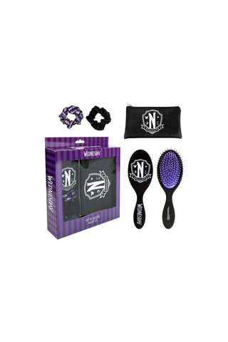 Coffret de beauté Mercredi La Famille Addams - 4 pièces - Noir