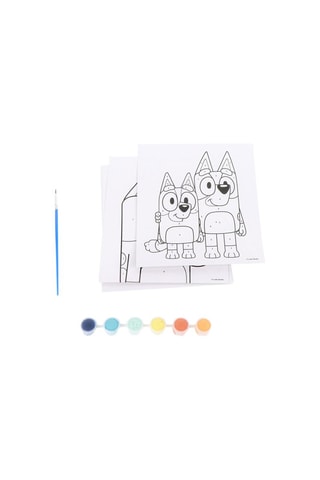 Kleurkoffer Bleu en Bingo Bluey - 13-delig Hemelsblauw