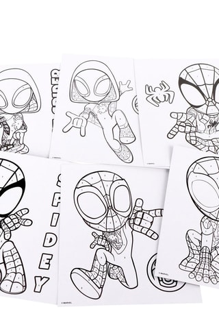 Kleurkoffer Spider-Man Avengers Marvel - Wit