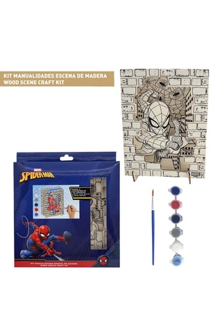 Houten Kleurkit Spiderman-Man Avengers Marvel 