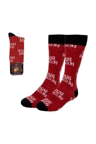 Chaussettes House of the Dragon Rouge