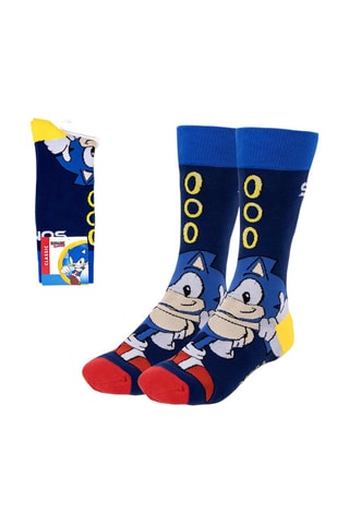 Chaussettes Sonic Le Hérisson - Bleu marine