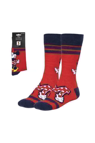 Chaussettes Minnie Disney - Bleu et rouge