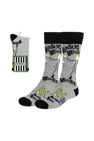 Chaussettes Beetlejuice - Gris et noir