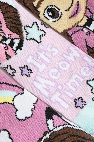 3 Paar Sokken Gabby en The Magic House - Roze en Wit