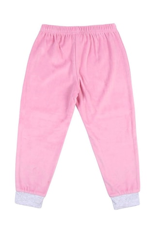 Velours Pyjama Minnie Disney Roze en Gemêleerd Lichtgrijs