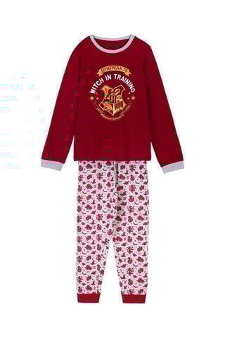 Pyjama Harry Potter - Bordeaux et gris clair