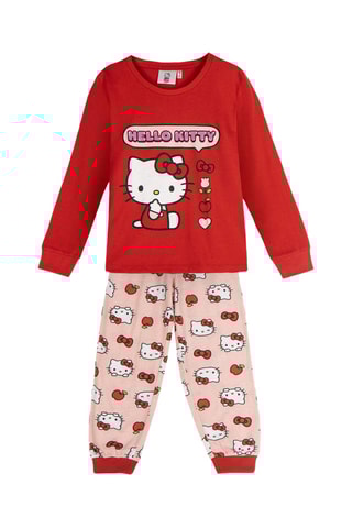 Pyjama Hello Kitty Sanrio - Rouge et rose