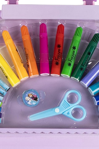 Kleurkoffer Elsa en Anna Frozen Disney - 50-delig Lichtpaars