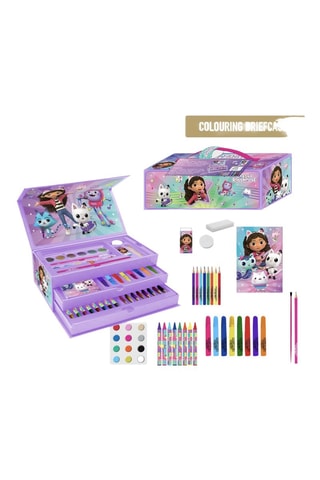 Kleurkoffer Gabby’s Poppenhuis - 42-delig Lichtpaars