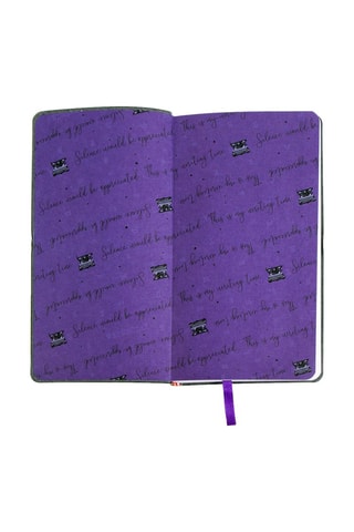 Carnet Mercredi Addams La Famille Addams - Noir