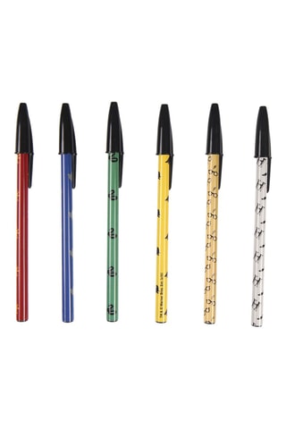 6 stylos Harry Potter - Encre noire