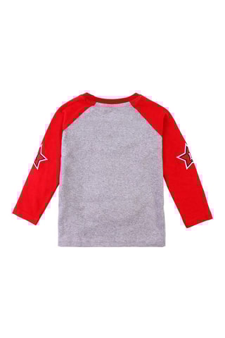 T-shirt Mickey Disney - Gris et rouge