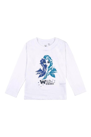 T-shirt Elsa La Reine des Neiges Disney - Blanc