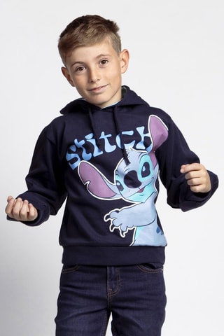 Sweat à capuche Stitch Lilo et Stitch Disney - Bleu nuit