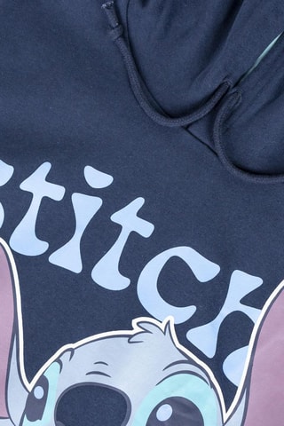 Sweat à capuche Stitch Lilo et Stitch Disney - Bleu nuit