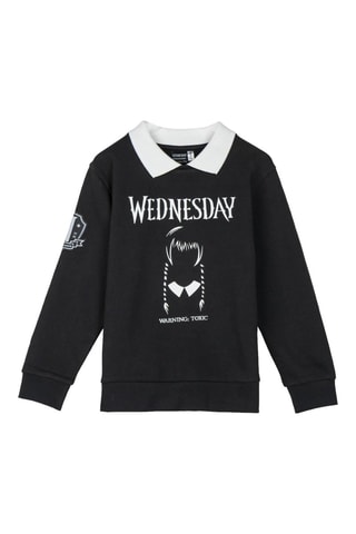 Sweat Mercredi Addams La Famille Addams - Gris foncé