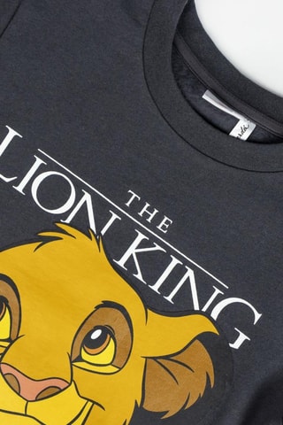Sweat Simba Le Roi Lion Disney - Gris foncé