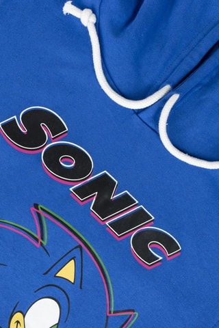 Sweat à capuche Sonic - Bleu roi