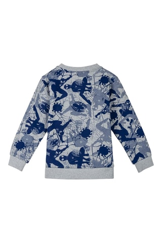 Sweat Spider-Man Avengers Marvel - Gris et bleu marine