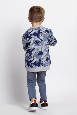 Sweat Spider-Man Avengers Marvel - Gris et bleu marine