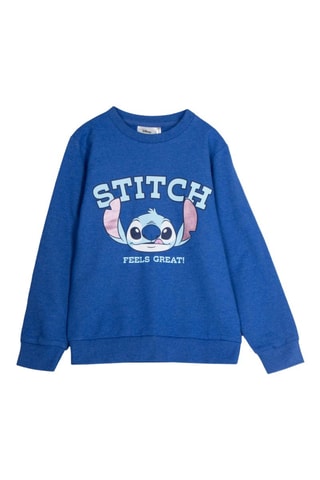 Sweat Stitch Lilo et Stitch Disney - Bleu foncé