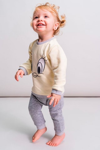 Survêtement Titi Looney Tunes - Jaune pâle et gris