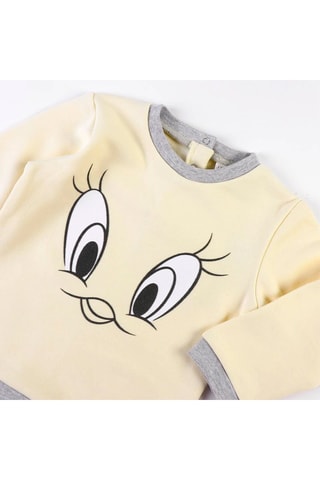 Survêtement Titi Looney Tunes - Jaune pâle et gris