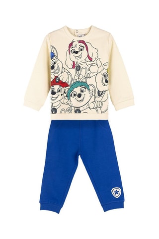 Sweat et jogging Pat' Patrouille - Ivoire et bleu cobalt