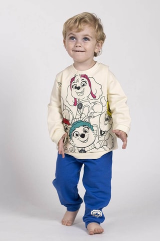 Sweat et jogging Pat' Patrouille - Ivoire et bleu cobalt