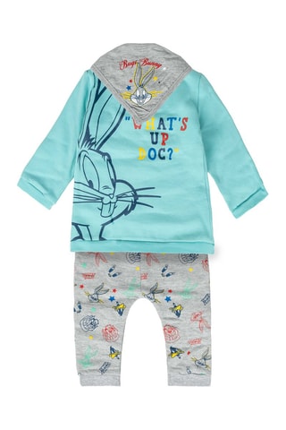 Ensemble 3 pièces Lonney Tunes - Turquoise et gris