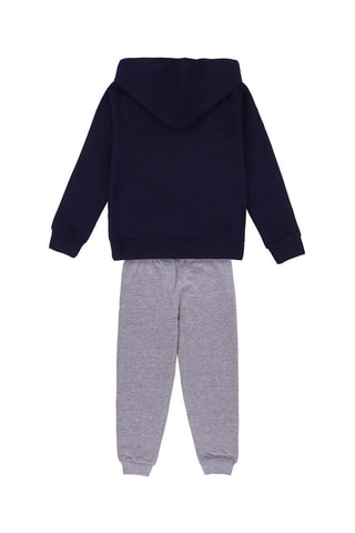 Sweat et jogging Elsa La Reine des Neiges Disney - Bleu nuit et gris clair chiné