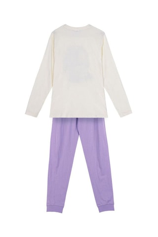 T-shirt et jogging polaire Looney Tunes - Beige et mauve